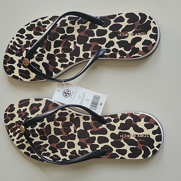 NEW TORY BURCH CHELSEA FLIP FLOPS SIZE 9 - Picture 2 of 15